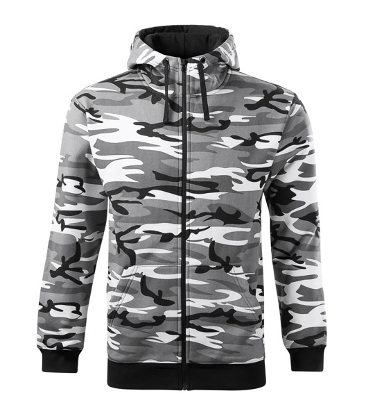 Mikina Pánská Malfini® Camo Zipper - Camouflage Gray / L