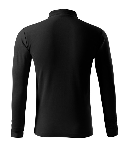 Polokošile Pánská Malfini® Pique Polo Ls - Černá / M
