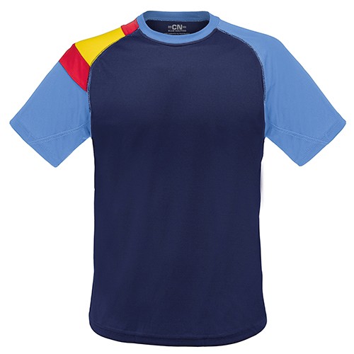 T-SHIRT BANDEIRA EM OMBRO D&F -