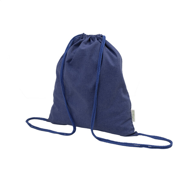 Sac piscine en coton recyclé Dropex - Bleu