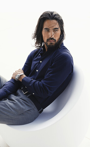 Indigo Bow 34 Regular fit Navy M