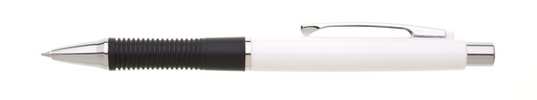 Priola plastic ballpoint pen, X20 refill - White