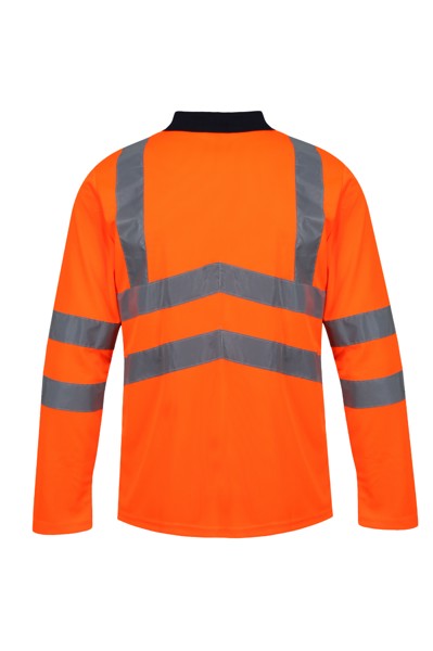 PRO HI-VIS POLO MAJICA DUGIH RUKAVA - 3XL / 3XL