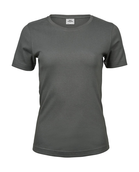 Ladies Interlock T-Shirt - Powder Grey / L