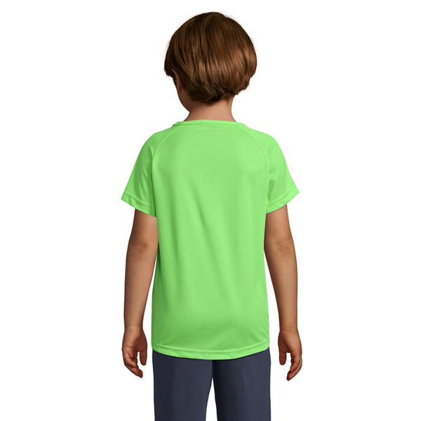 SPORTY T-SHIRT CRIANÇA 140g Sporty Kids - Verde FluoXXL