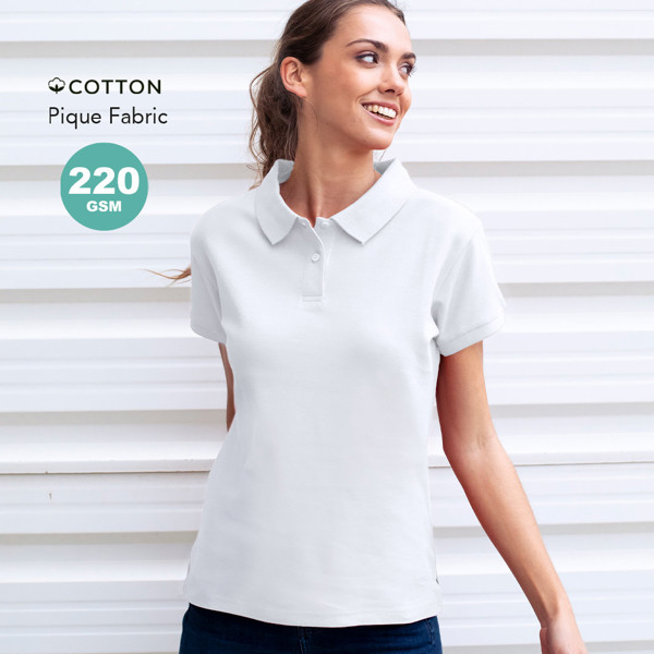 Polo Mulher Branco Koupan - Branco / XXL