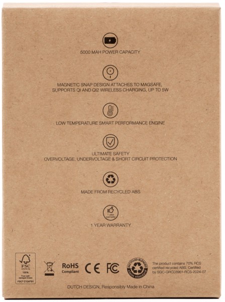 BrandCharger Powercharge Air wireless powerbank - White