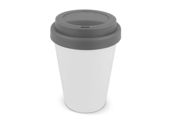 RPP Coffee Cup White body 250ml - White / Grey