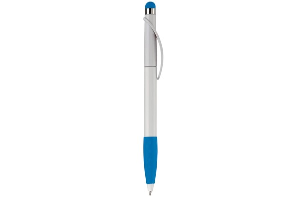 Cosmo stylus with grip - White / Light Blue
