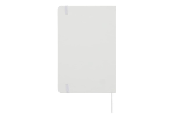 Cahier A5 PU avec pages pointillées - Blanc