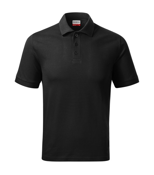 Polo Majica Muška Rimeck® Resist Heavy Polo - Crna / L