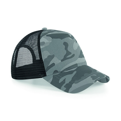 Camo Snapback Trucker - Arctic Camo / Black / One Size