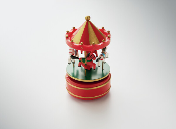 Mini carousel music box Whirly
