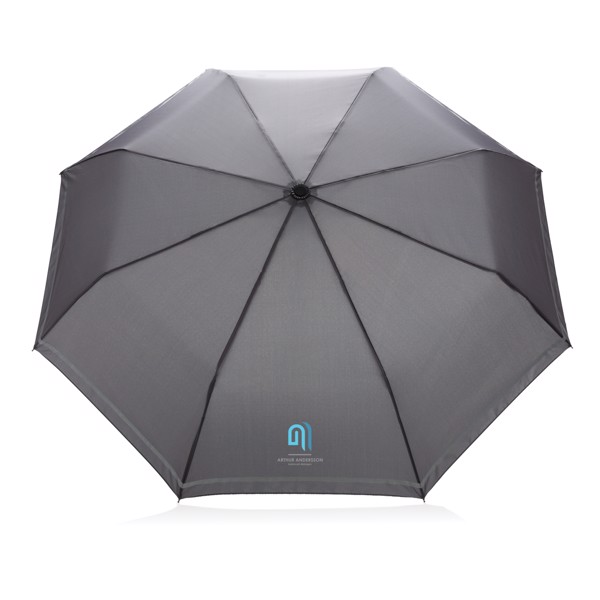 Mini parapluie 20.5" rPET 190T réfléchissant Impact AWARE™ - Gris