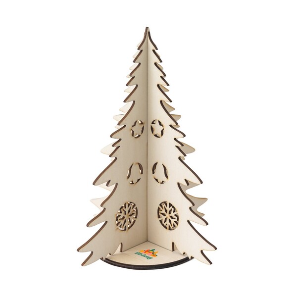 PINERY. Árvore de Natal desmontável para colorir em madeira