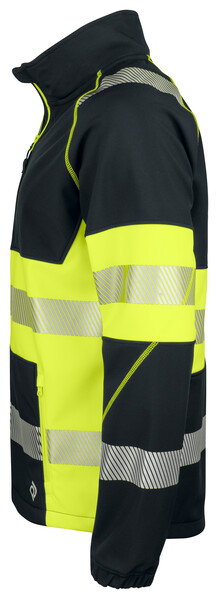 6443 SOFTSHELL JACKET HI VIZ YELLOW/BLACK S