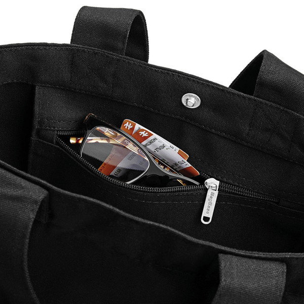 Canvas Day Bag - Black / ONE SIZE
