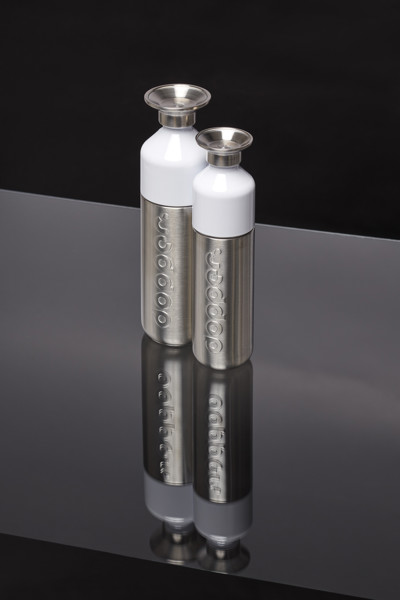 Dopper Steel 800 ml - Silver / White