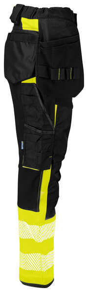 6543 Woman Waist Pant HV Yellow/black C42