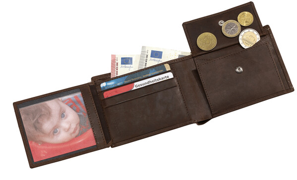 Genuine Leather Purse Wild Style I