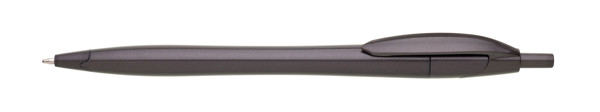 Easo Dark Plastic Ballpoint Pen - Grey