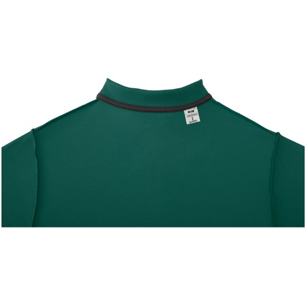 Helios - koszulka męska polo z krótkim rękawem - Leśny zielony / XS
