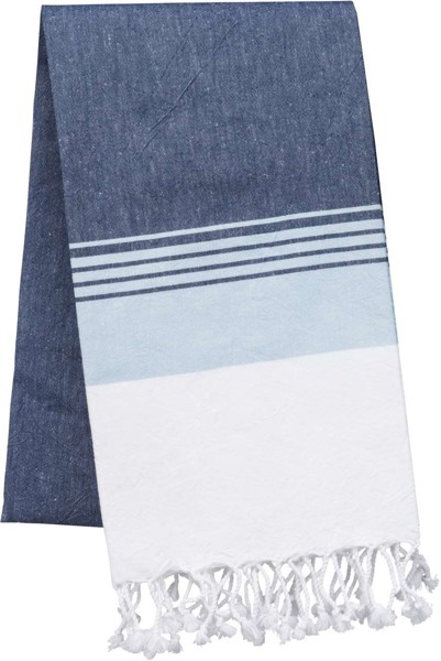 Striped Fouta - Striped Denim / Sky Blue