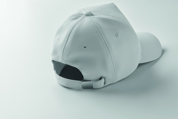Casquette RPET à 5 pans Senga - Blanc