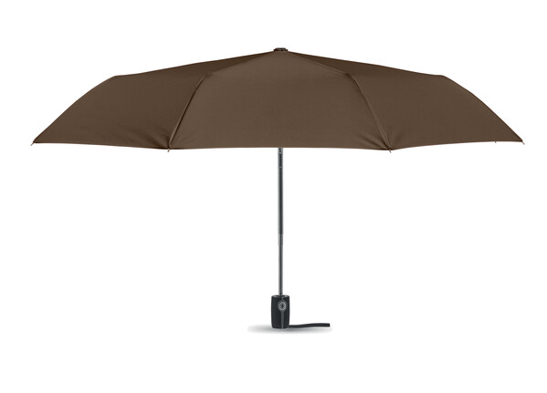 21" automatický deštník Gentlemen - Hnědá