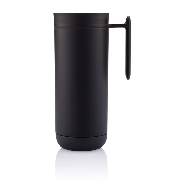 Potovalna skodelica Xd Design Clik 225 ml, neprepustna - Črna / antracit