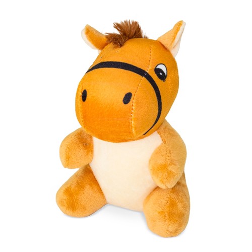 4 PLUSH ANIMALS SET "HAPPY ZOO"