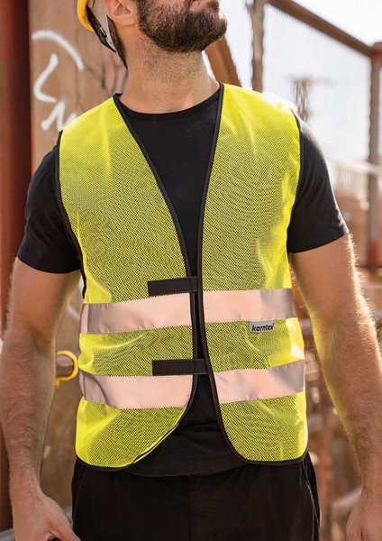 Mesh-Vest "Thessaloniki" - Yellow / XL