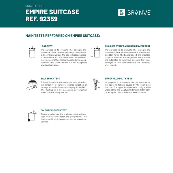 EMPIRE SUITCASE II. Manažerská aktovka z poly kůže pro 15.6" notebook