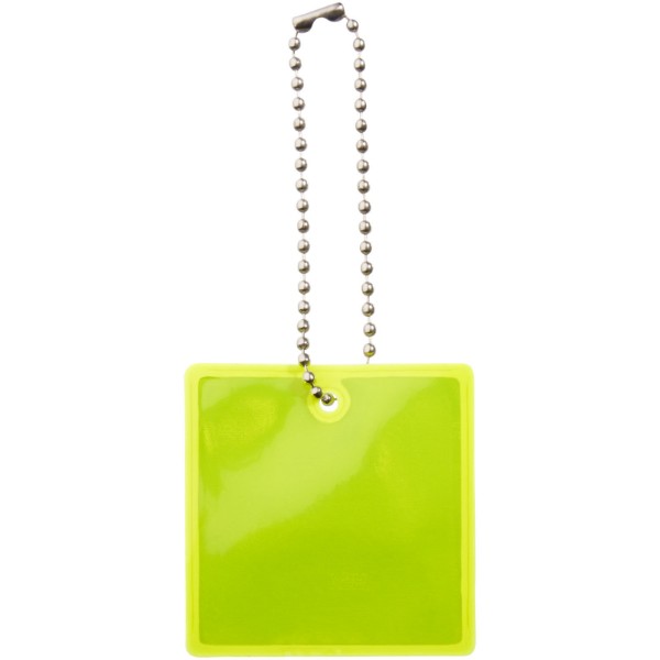 Suporte refletor em forma de quadrado - Amarelo neón