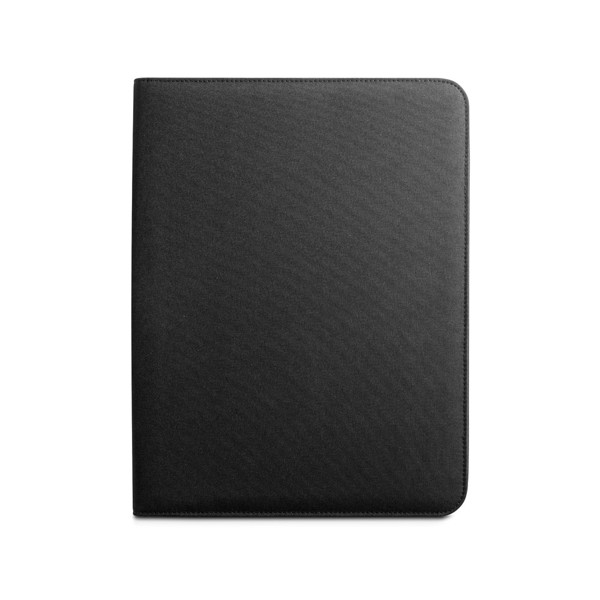 EMERGE FOLDER. Složka A4 z materiálu recyklovaného polyesteru (100% rPET) 300D se zipem - Modrá