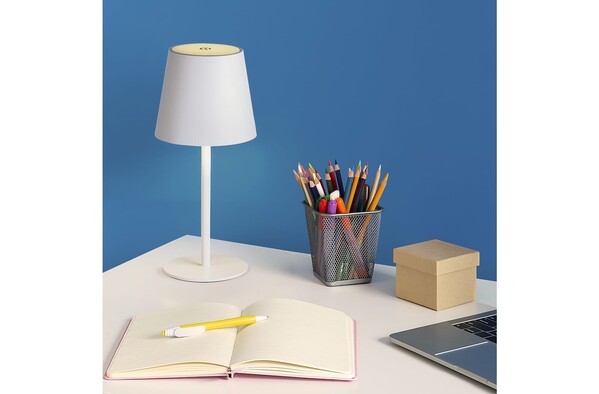 Lampe de table rechargeable - Blanc