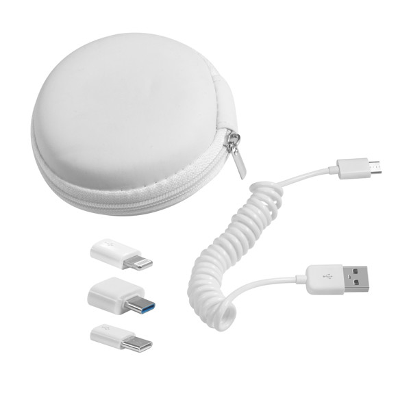 Câble format téléphone - BLANC