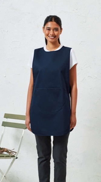 Ženski dugi tabard s džepovima - Black / S