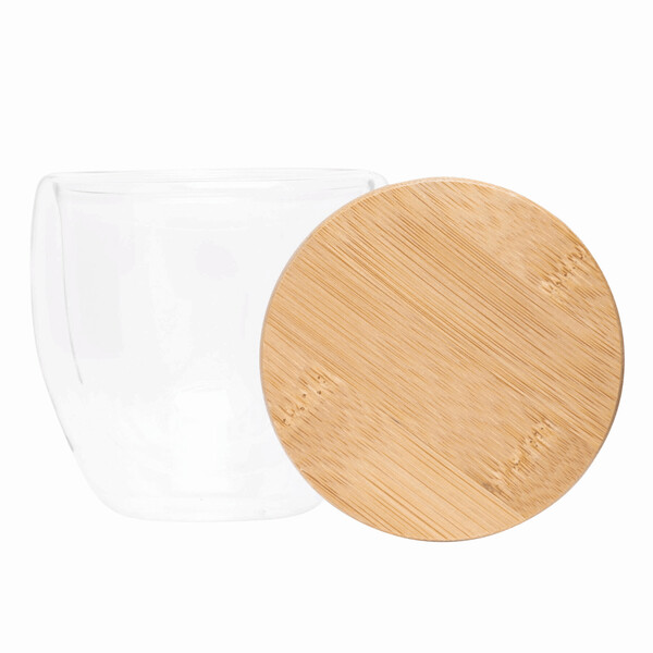 Double-walled glass, capacity approx. 250 ml BAMBOO ART S