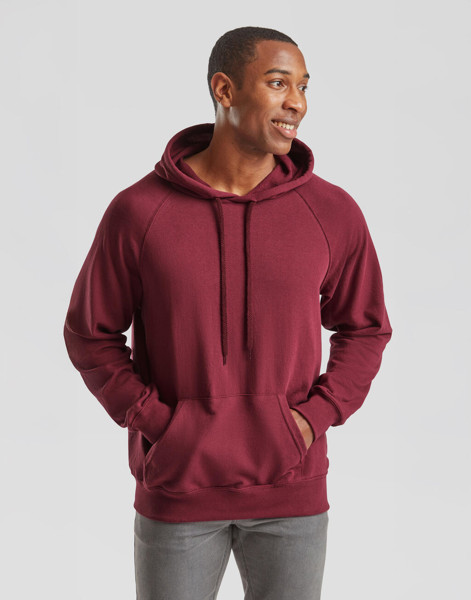 Lightweight Hooded Sweat - White / S