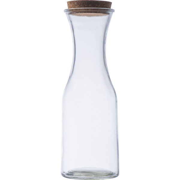 NIKODYM Carafă cu dop, 1000 ml - Transparent