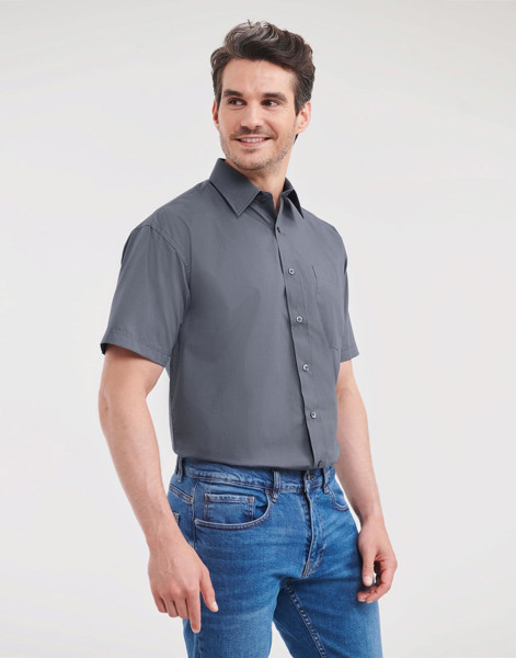 Poplin Shirt - White / M