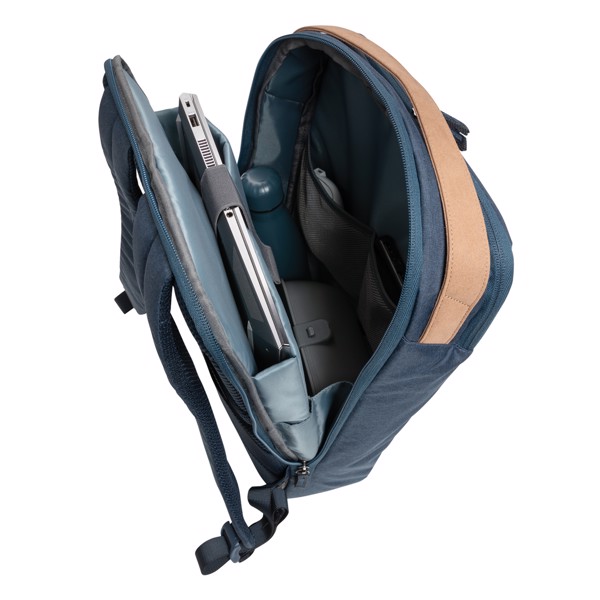 Sac à dos ordinateur two tone deluxe Impact AWARE™ 300D - Bleu Marine