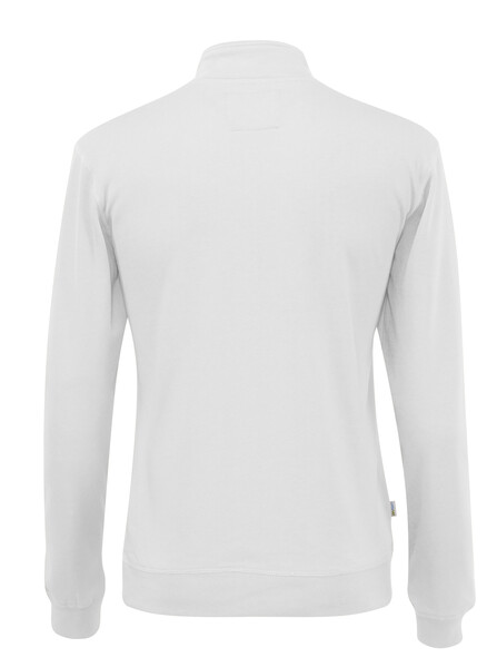 Cottover Gots Half Zip Unisex white M