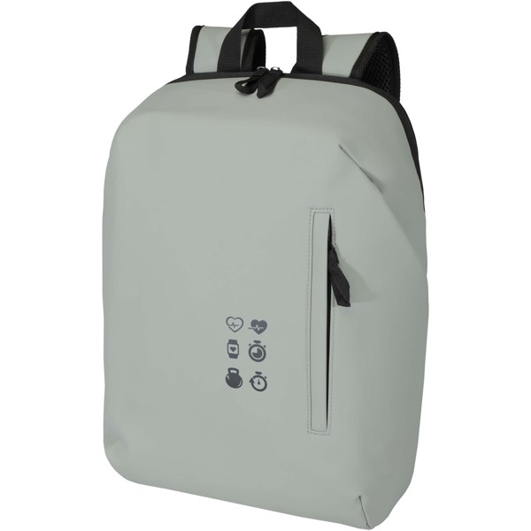 Resi Plus 15" GRS gerecycleerde anti-diefstalrugzak 18L - Grijs