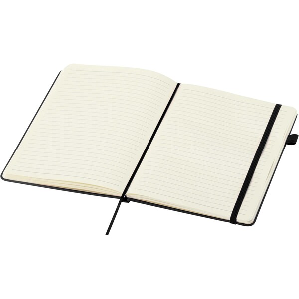 Liss A5 recycled plastic hard cover notebook - Black