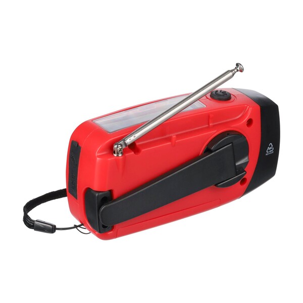 Emergency radio Solan - red