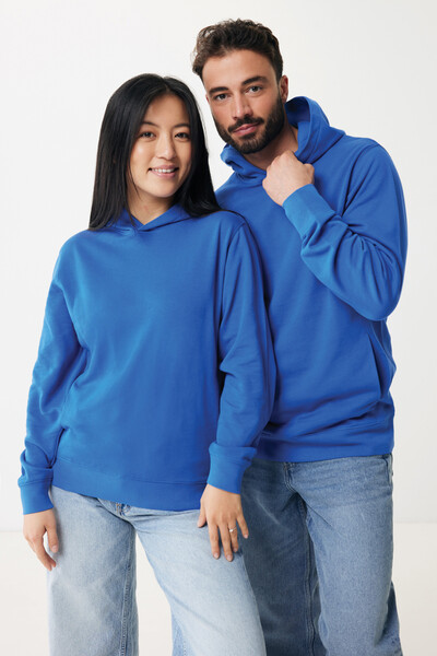 Sweat à capuche avec poches latérales Iqoniq Yengo - Bleu Royal / XL