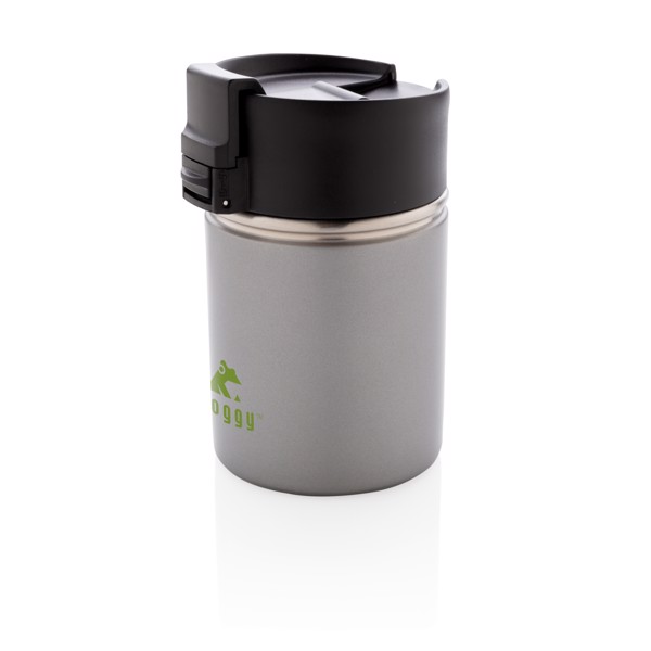 Bogota compact vacuum mug with ceramic coating - Grey