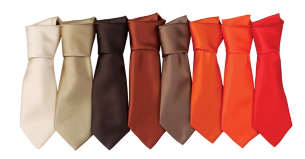 Satenska kravata 'Colours Collection' - Black